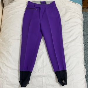Bogner Vintage Dona Ski Purple Pants.